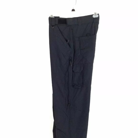 B360 Aquaphile Black Lined Nylon Adjustable Waist Snow Pants Mens Medium - Picture 6 of 16